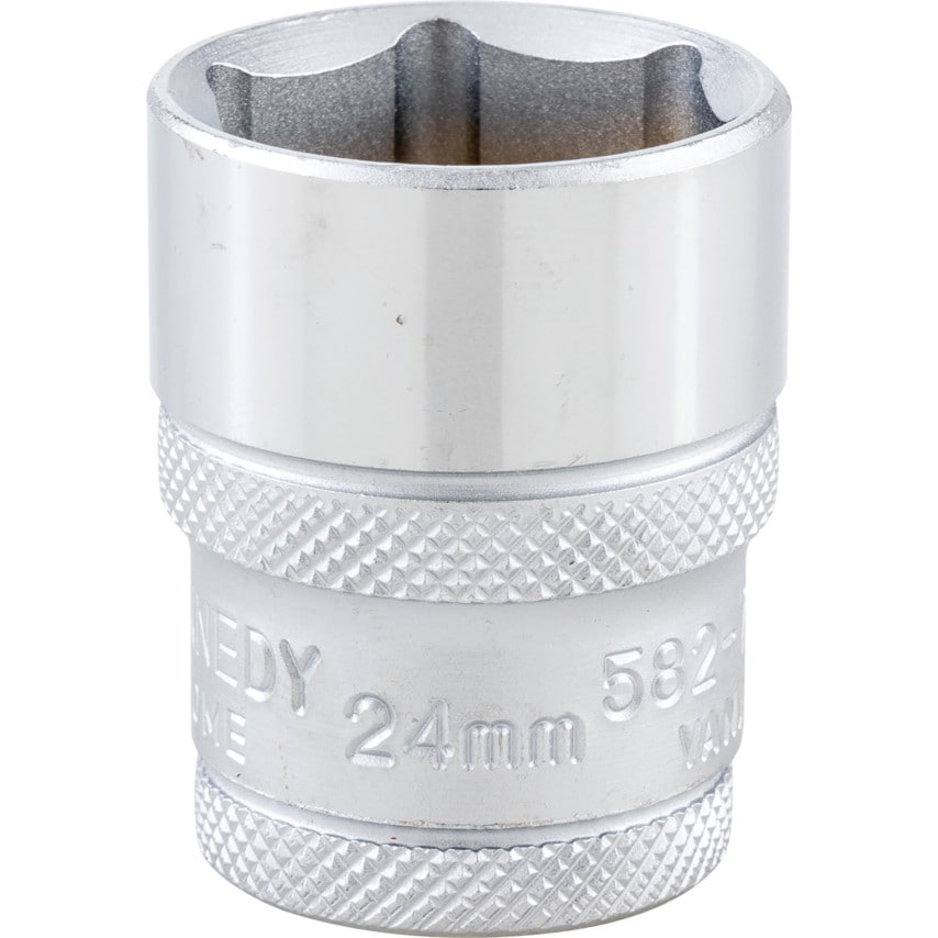 24mm Single Hex Socket 1/2" Square Drive