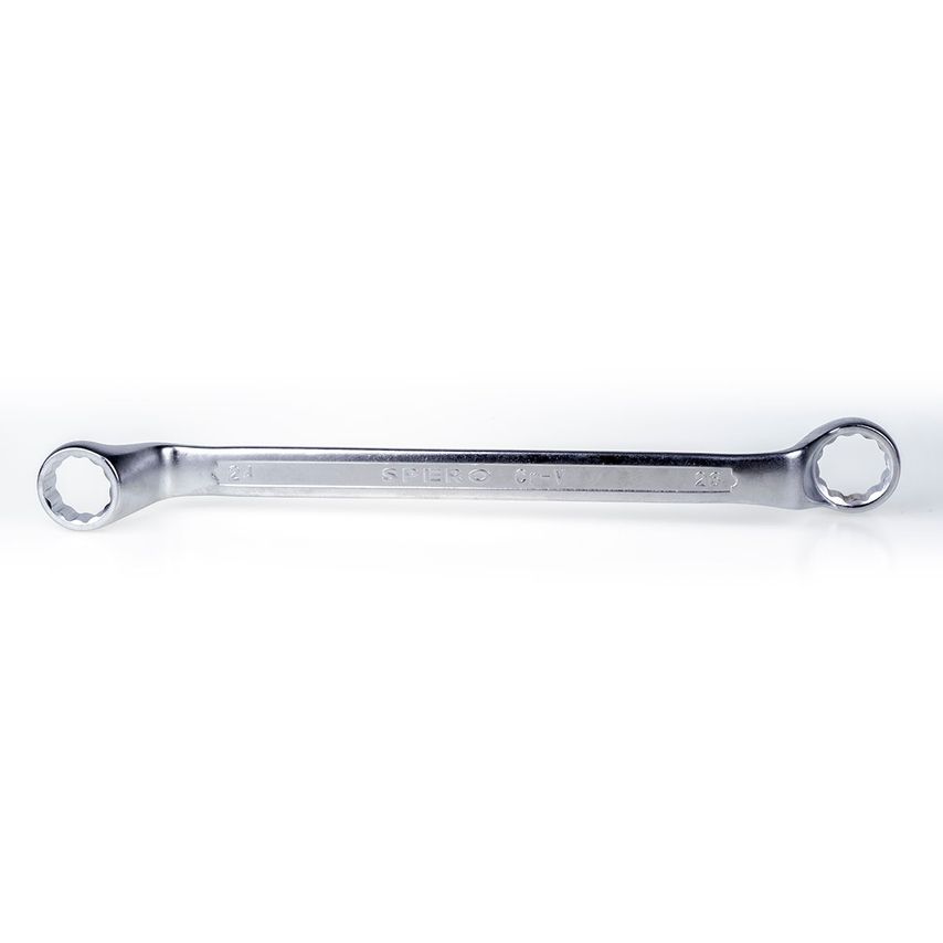 24x26mm Deep Offset Double End Ring Spanner Bi-Hexagonal 12 Point (12PT) Metric