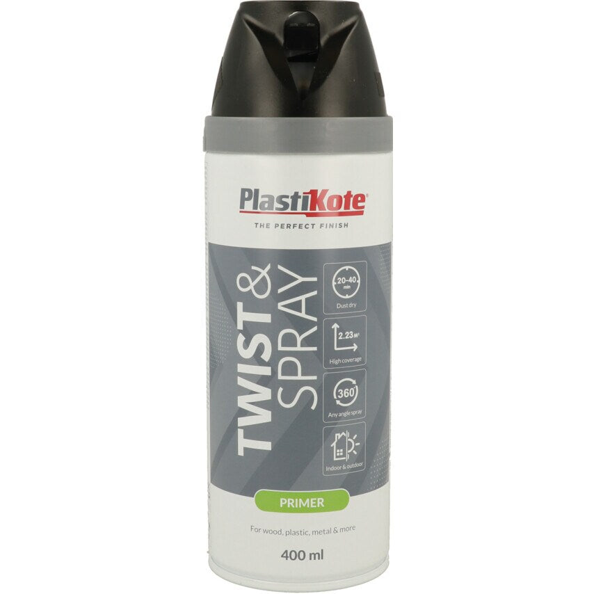 25001 Twist & Spray Black Aerosol Primer - 400ML