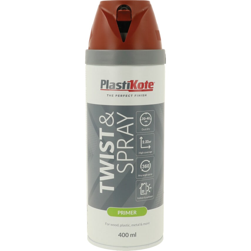 25002 Twist & Spray Red Oxide Aerosol Primer - 400ML
