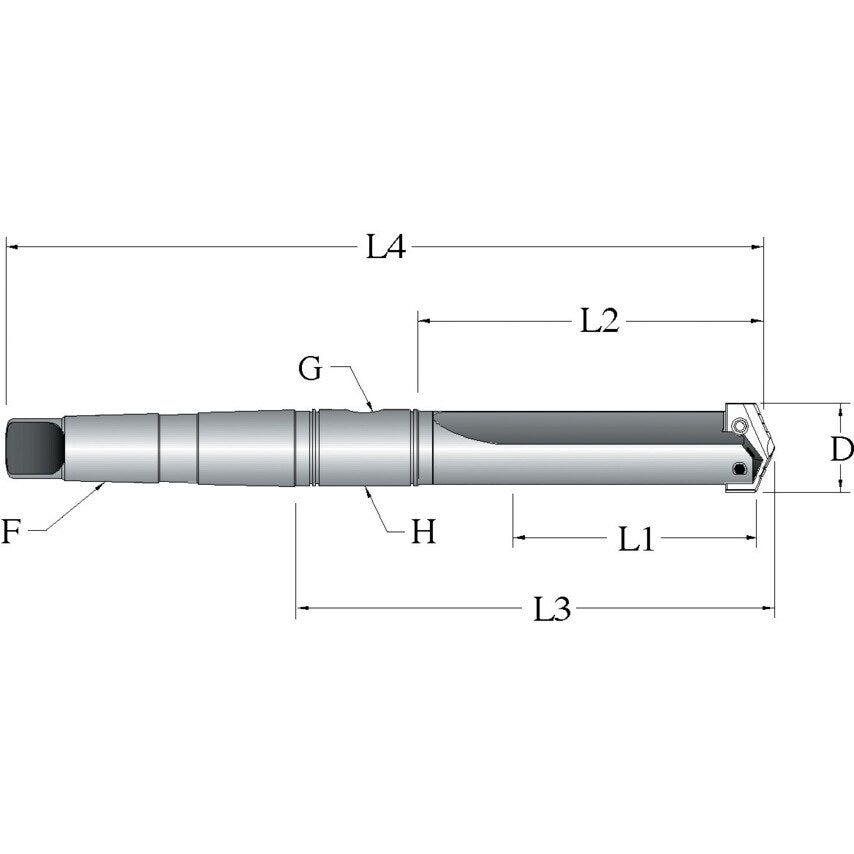 25025H-004M HS 4MT Extended Holder