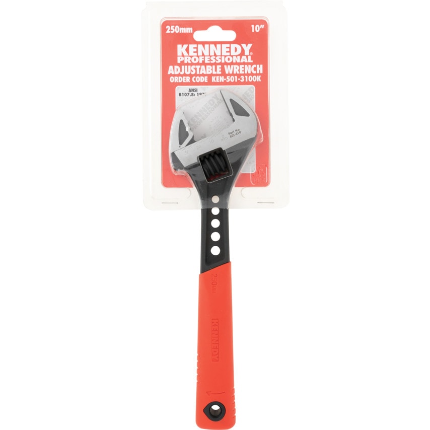 250mm/10" Soft Grip Phosphate Adjustable Wrench