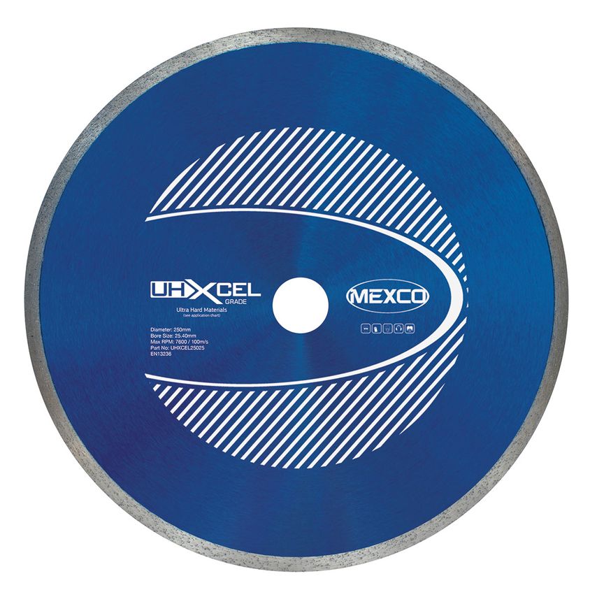 250mm UHXCEL Porcelain Diamond Blade