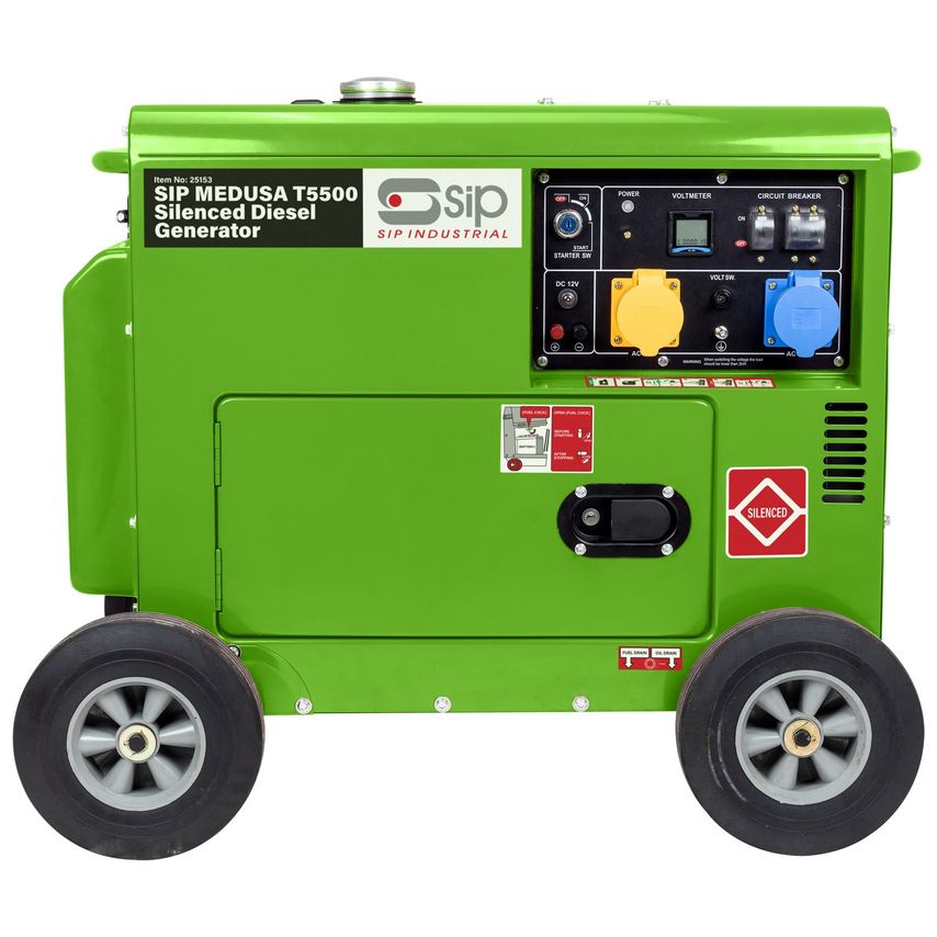 25153 Medusa T5500 Silenced Diesel Generator
