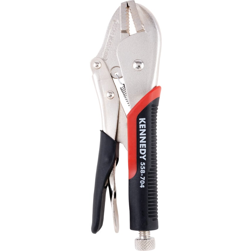 255mm/10" Straight Jaw Bi-Material Handle Grip Wrench