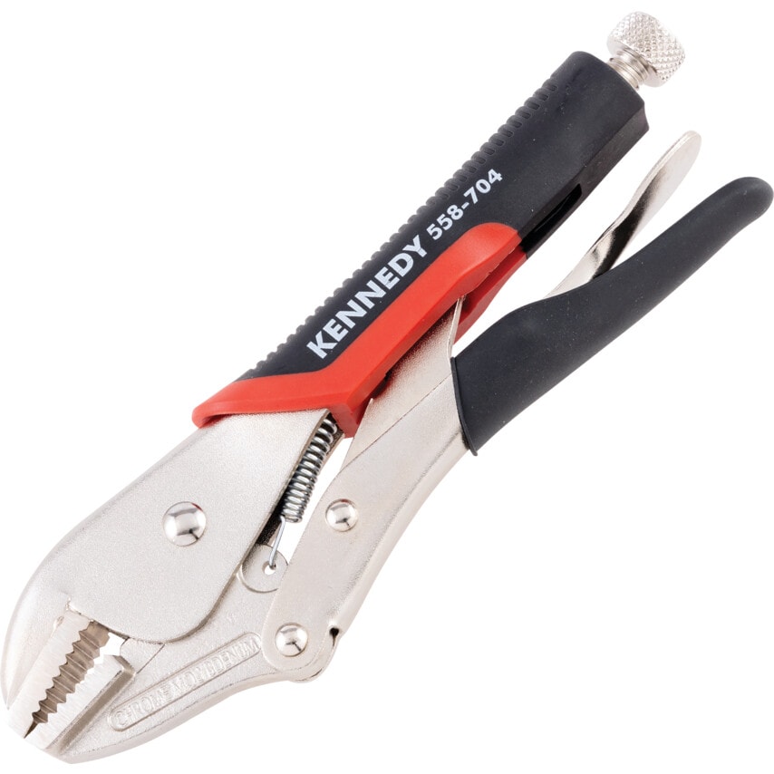 255mm/10" Straight Jaw Bi-Material Handle Grip Wrench
