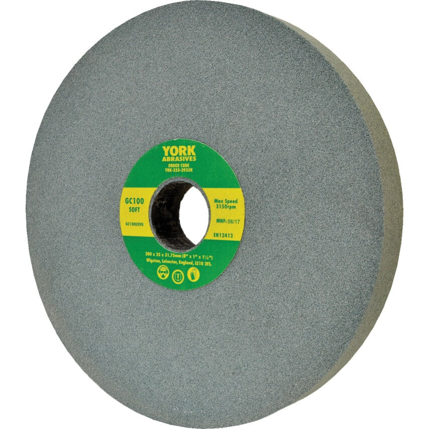 256X25X76.2MM GC80JV Medium Silicon Carbide Bench Grinding Wheel