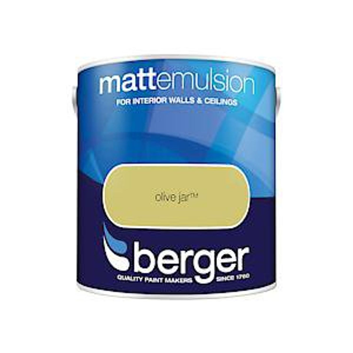 2.5L Matt Emulsion Olive Jar