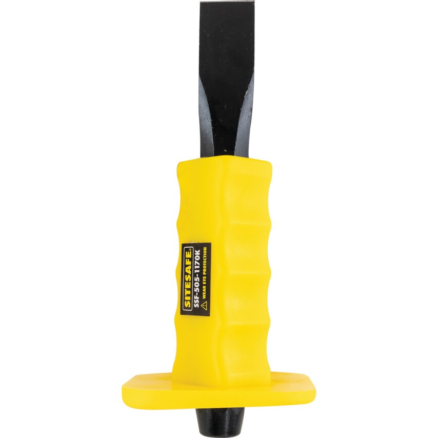 25 x 200mm Contractor Flat Cold Chisel comes with Guard
