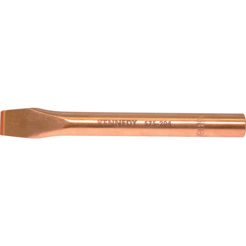 25 x 240mm Spark Resistant Flat Cold Chisel Al-Br