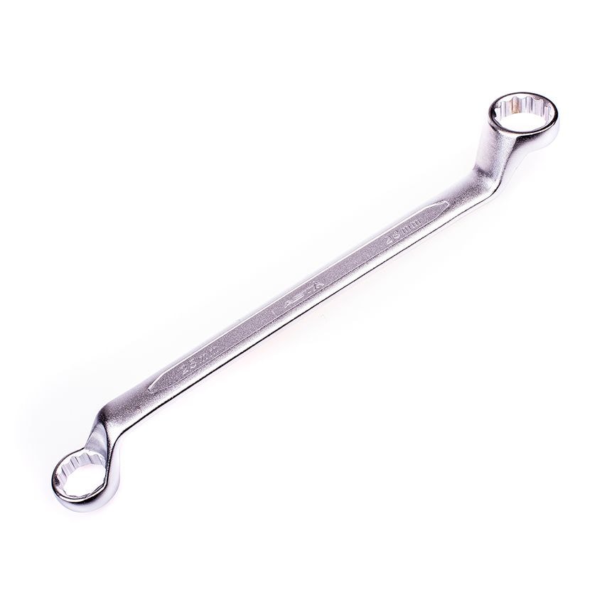 25x28mm Deep Offset Double End Ring Spanner Bi-Hexagonal 12 Point (12PT) Metric