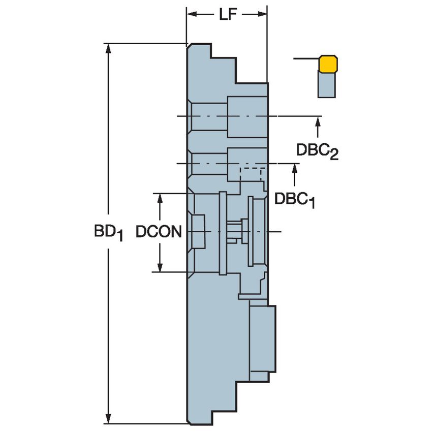 260-431M-1 Face Mill - 10157221