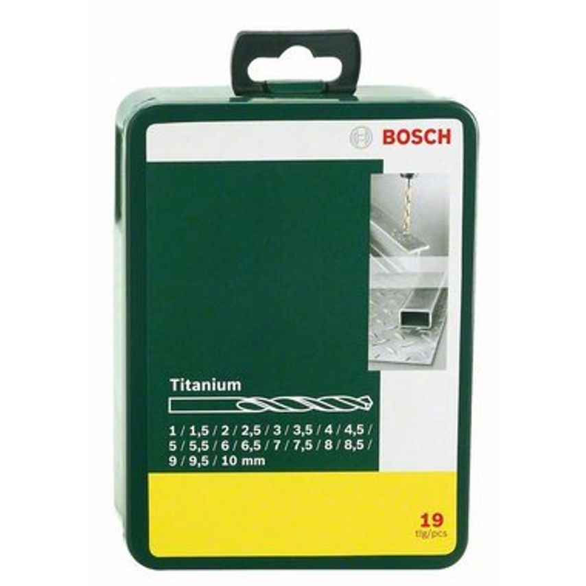 2607019437 19 Piece Hss-titanium Drill Bit Set