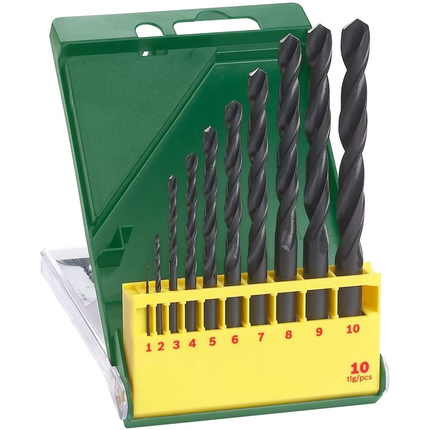 2607019442 10 Piece HSS-R Drill Bit Set