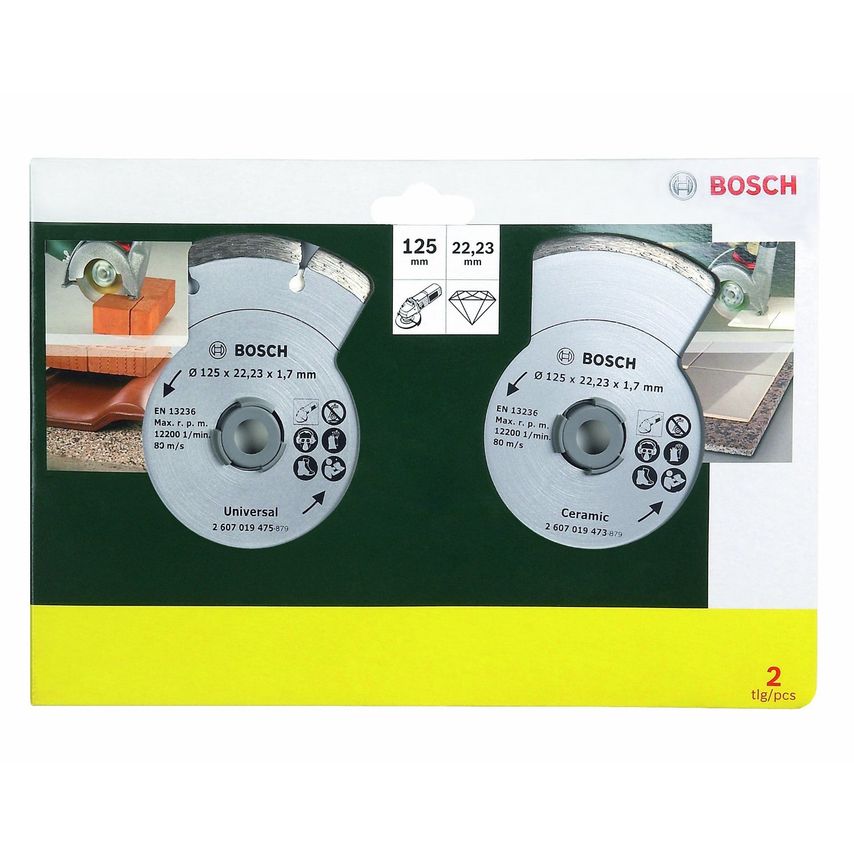 2607019484 PC-2 125mm Diamond Cutting Disc Set