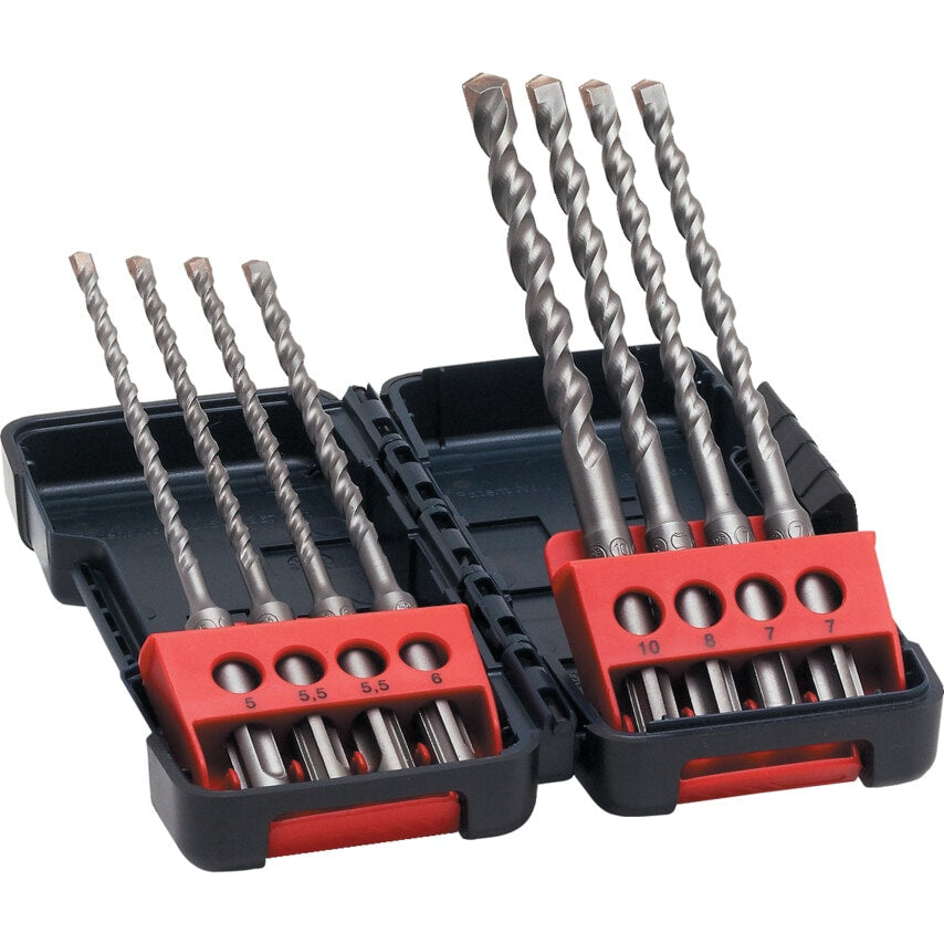 2607019904 SDS+ Drill Bit Set 8 Pieces