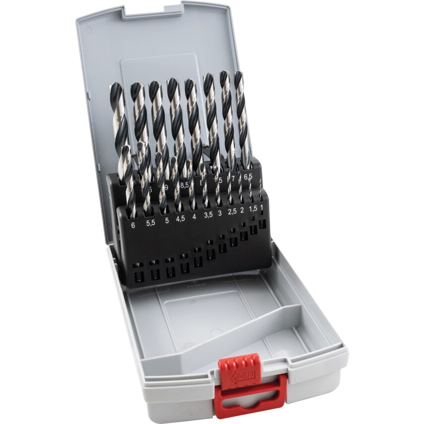 2608577351 PointTeQ HSS Twist Drill Bit19 Piece ProBox