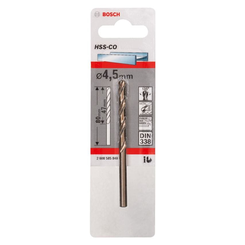 2608585849 TopLine Metal Drill Bit 4, 5 x 47 x 80