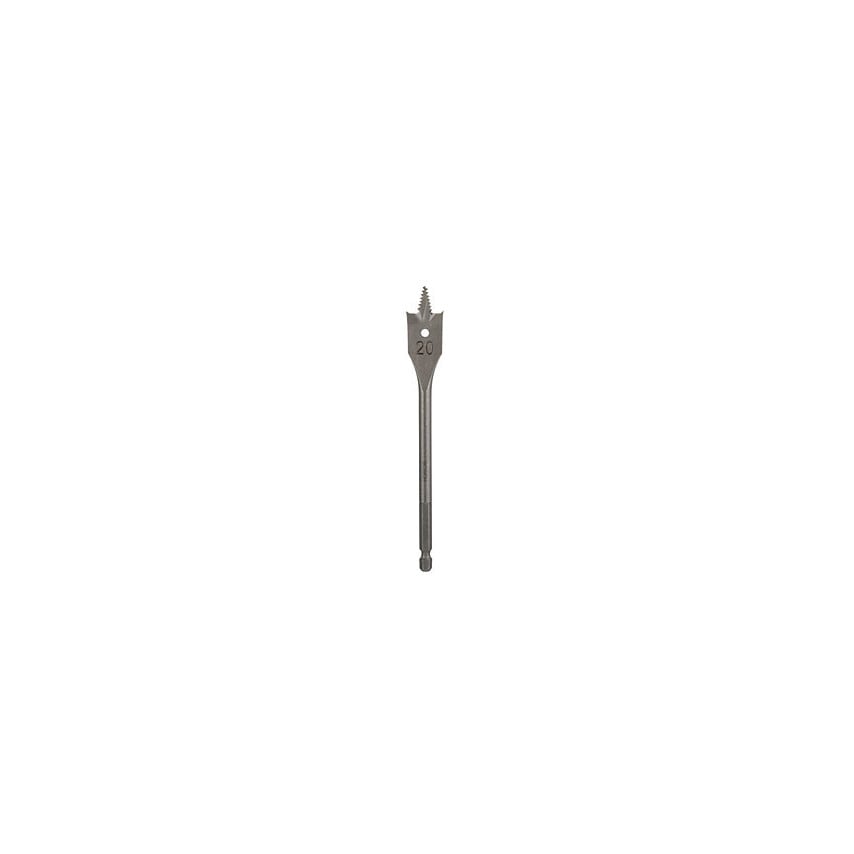 2608587577 20 x 152mm Selfcut Flat Wood Drill Bit Hexagon Shank
