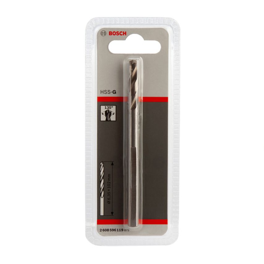 2608596119 HSS-G Pilot Drill Bit for 11mm Hex Shank 102mm