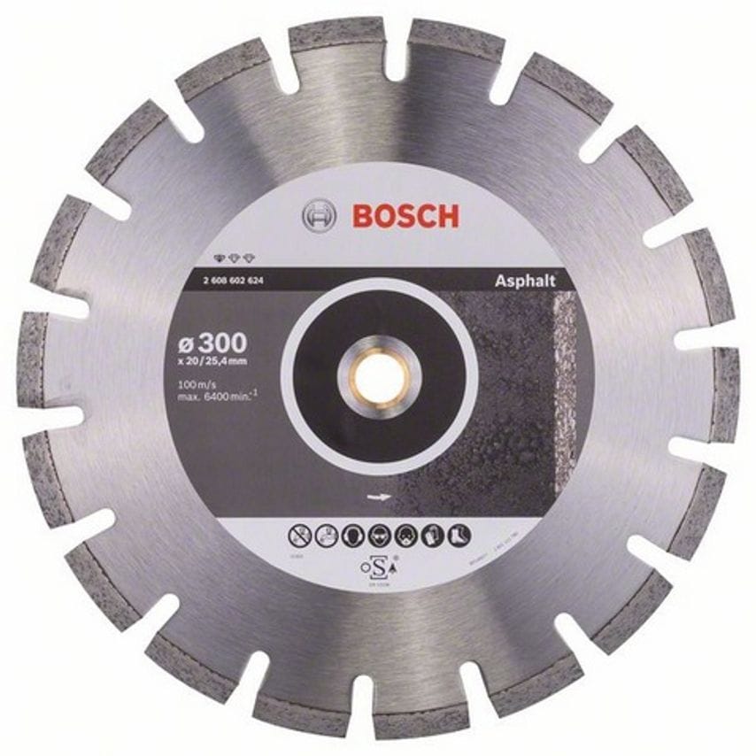 2608602624 300x20/25.4mm Diamond Disc Expert Asphalt LPP