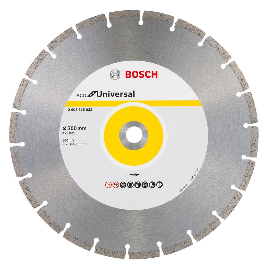 2608615032 Eco Universal Diamond Cutting Disc 300mm x 20mm
