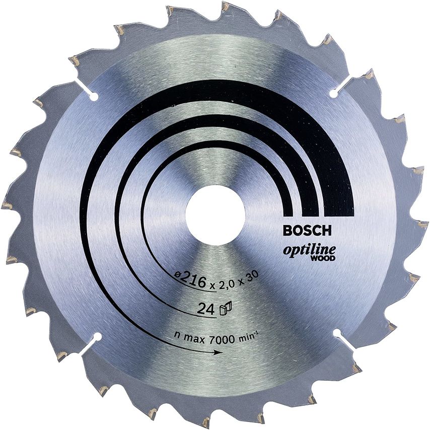2608640431 Optiline Wood 216 x 30mm Circular Saw Blade 24T