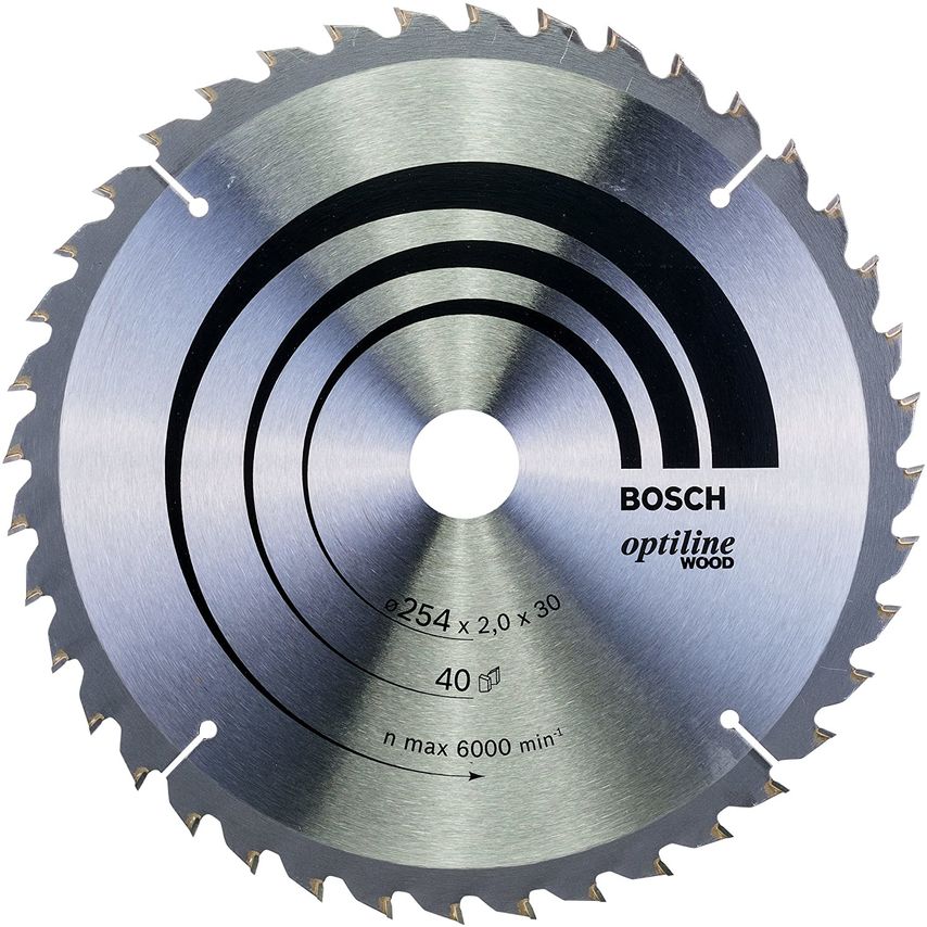 2608640438 Optiline Wood 254 x 30mm Circular Saw Blade 40T