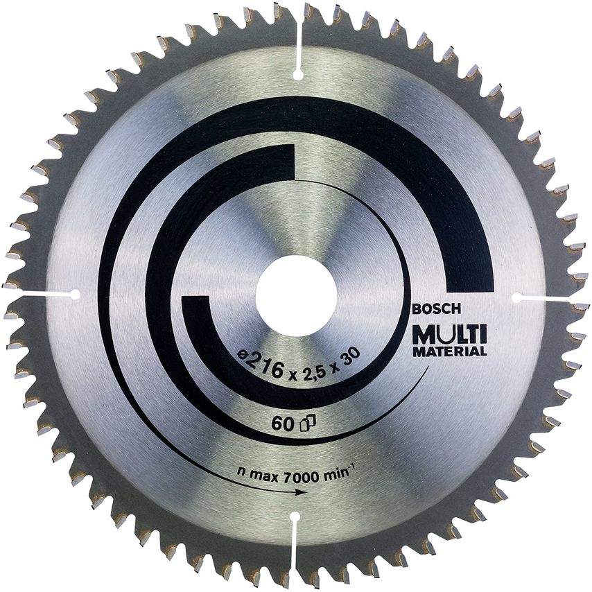 2608640446 Multi Material 216 x 30mm Circular Saw Blade 60T