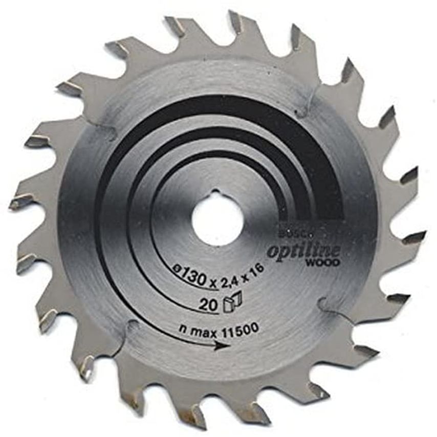 2608640582 Optiline Wood 130 x 20mm Circular Saw Blade 20T