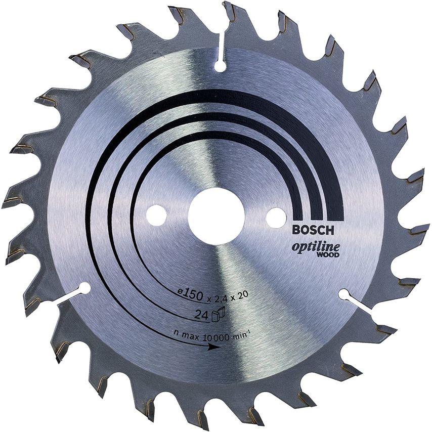 2608640592 Optiline Wood 150 x 20mm Circular Saw Blade 24T