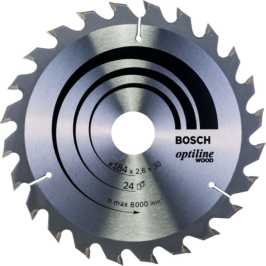 2608640610 Optiline Wood 184 x 30mm Circular Saw Blade 24T