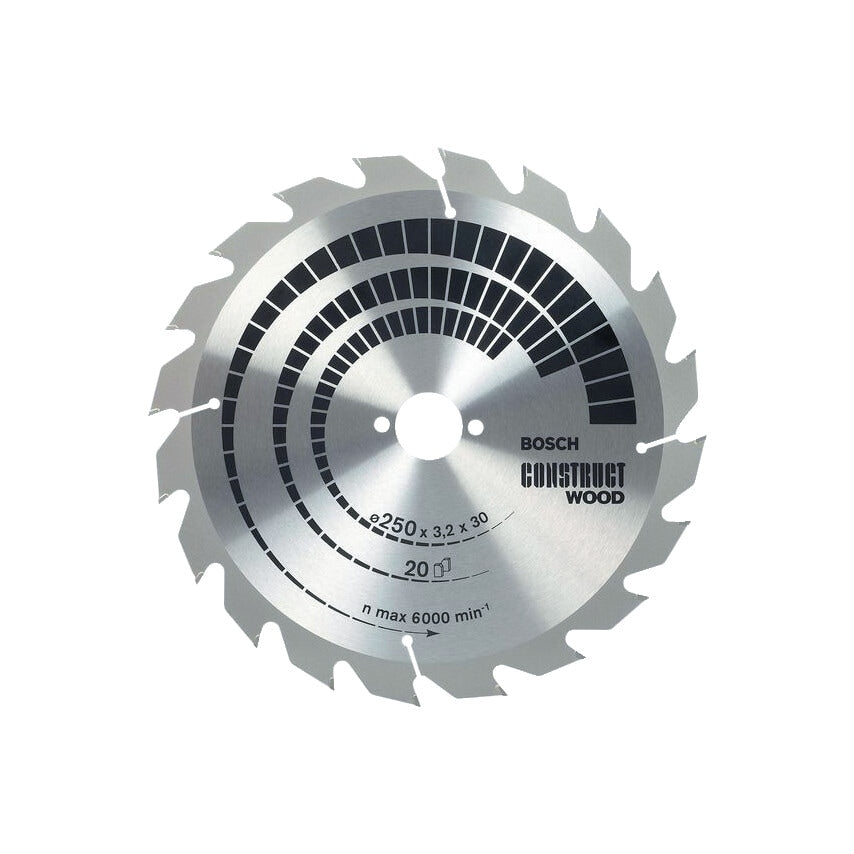 2608640630 Construct Wood 160 x 20mm Circular Saw Blade 12T