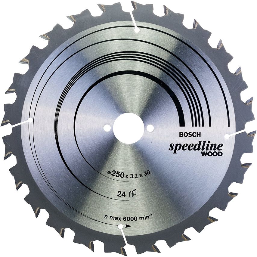 2608640680 Speedline Wood 250 x 30mm Circular Saw Blade 24T