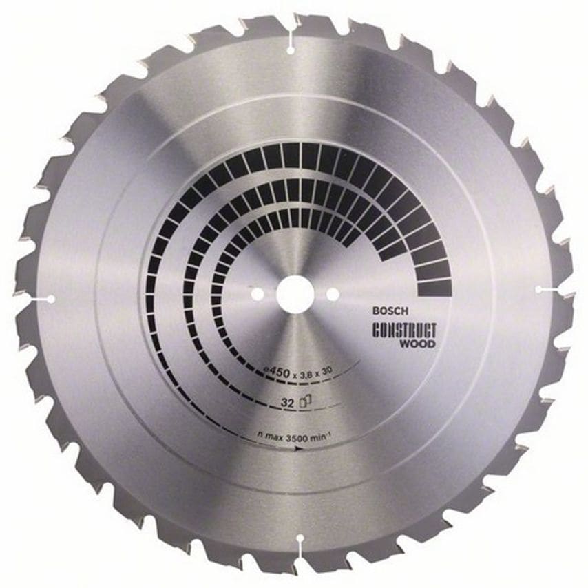 2608640694 Construct Wood 450 x 30mm Circular Saw Blade 32T