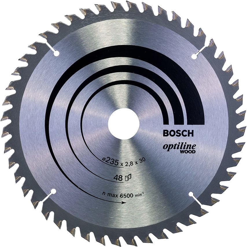 2608640727 Optiline Wood 235 x 30mm Circular Saw Blade 48T