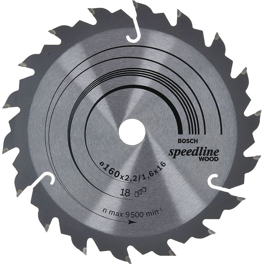 2608640785 Speedline Wood 160x16mm Circular Saw Blade 18T