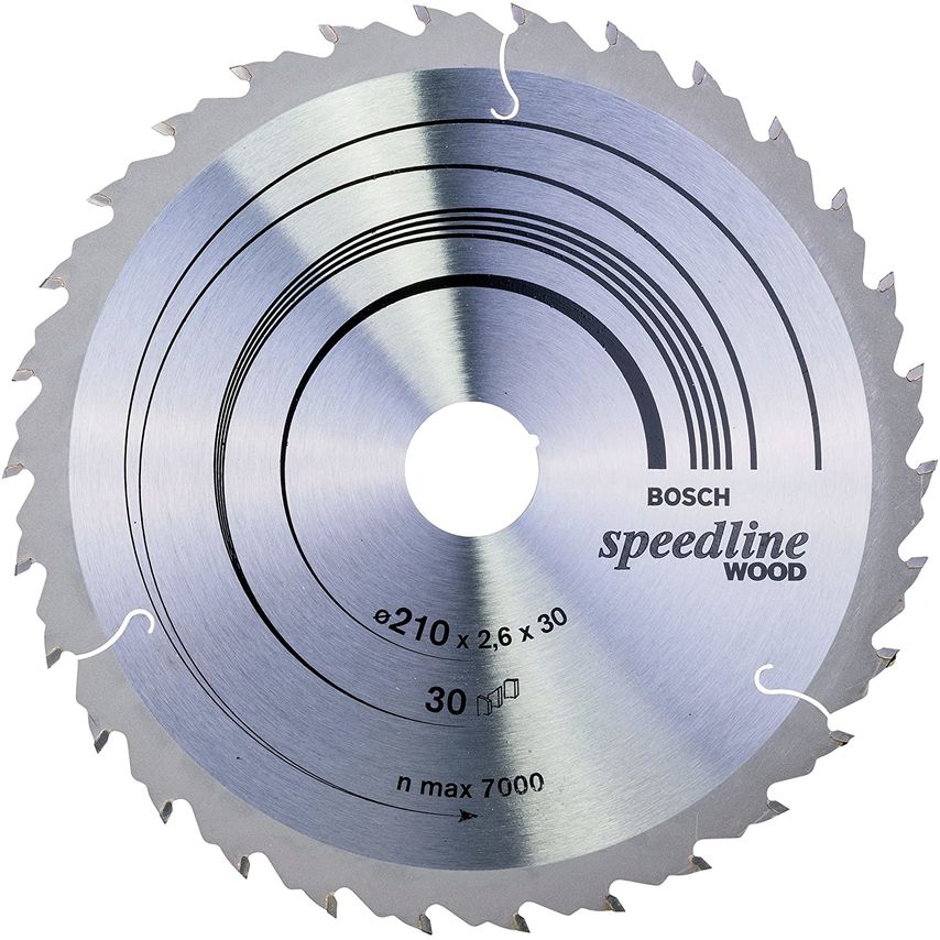 2608640803 Speedline Wood 210x30mm Circular Saw Blade 30T
