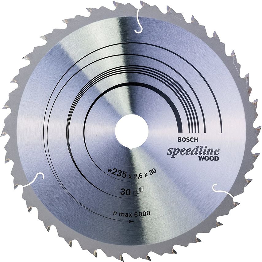 2608640807 Speedline Wood 235 x 30mm Circular Saw Blade 30T