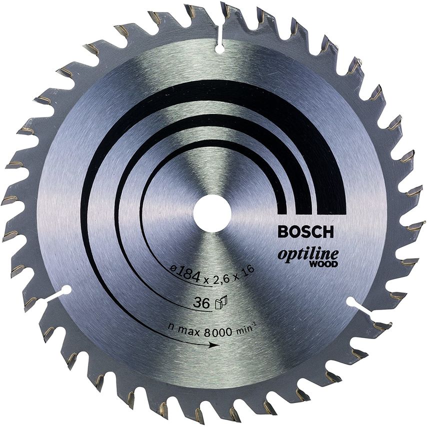 2608640818 Optiline Wood 184 x 16mm Circular Saw Blade 36T