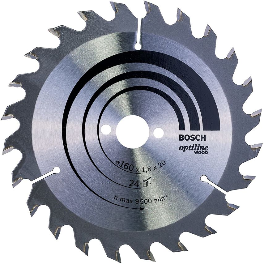 2608641171 Optiline Wood 160 x 20mm Circular Saw Blade 24T