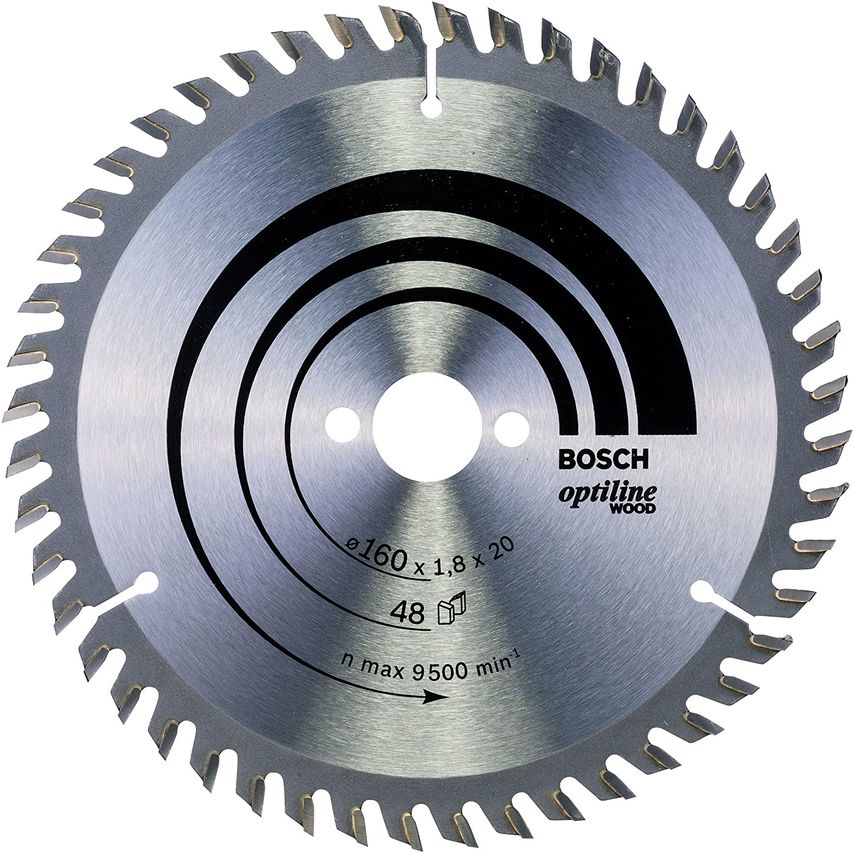 2608641172 Optiline Wood 160 x 20mm Circular Saw Blade 48T