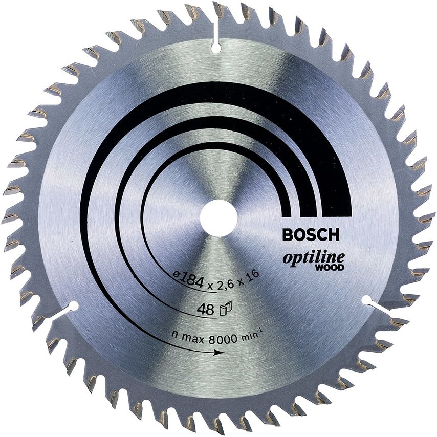 2608641181 Optiline Wood 184 x 16mm Circular Saw Blade 48T