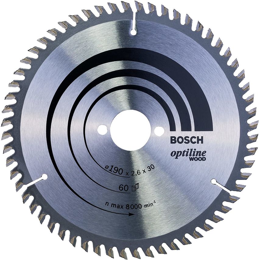 2608641188 Optiline Wood 190 x 30mm Circular Saw Blade 60T