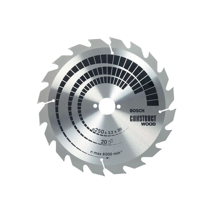 2608641201 Construct Wood 190 x 20mm Circular Saw Blade 12T