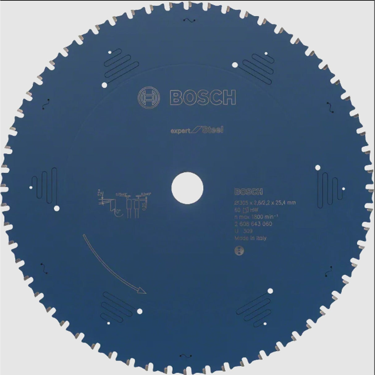 2608643060 Expert 305 x 25.4mm Circular Saw Blade T60