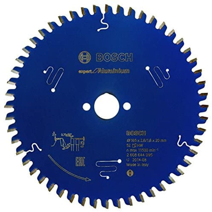 2608644095 Expert 165 x 20mm Circular Saw Blade T52