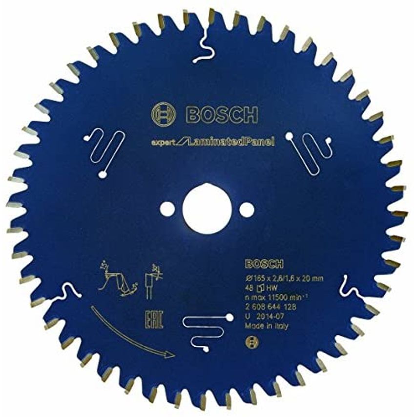 2608644128 Expert 165 x 20mm Circular Saw Blade T48
