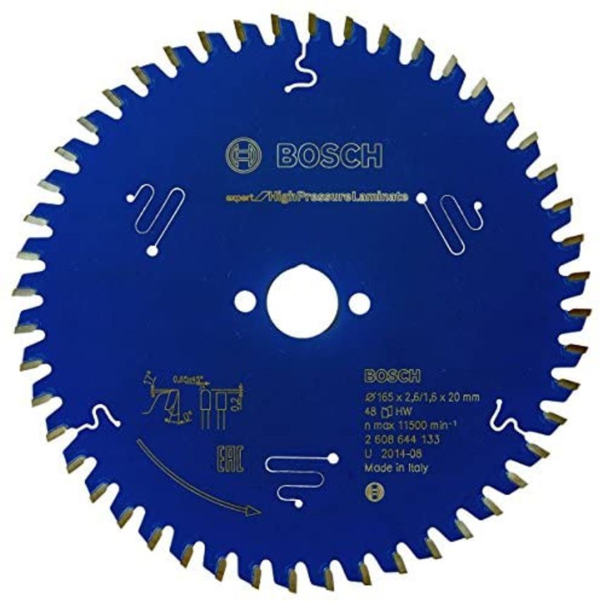2608644133 Expert 165 x 20mm Circular Saw Blade T48