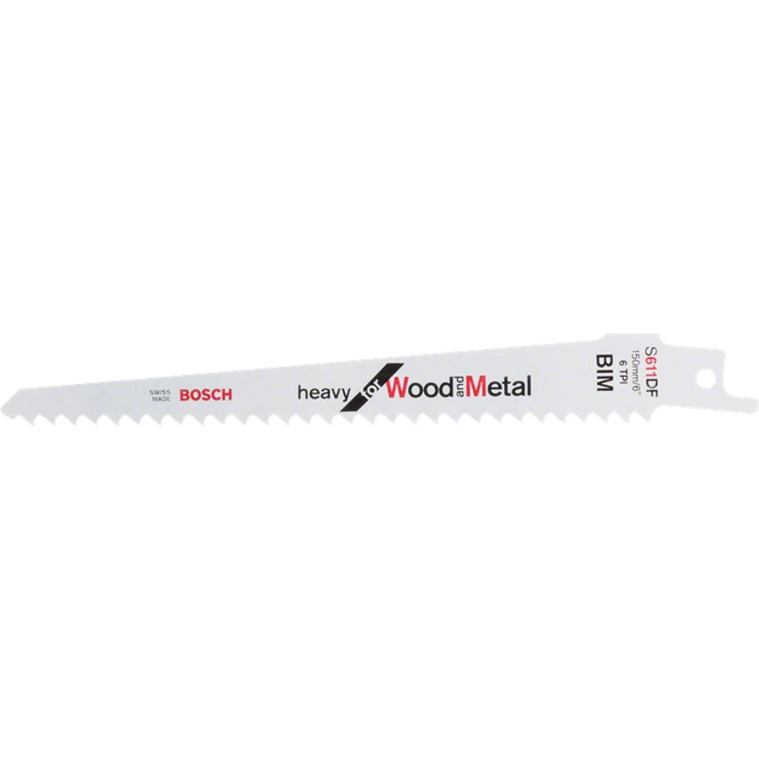 2608657561 S611DF, Pack of 25 Sabre Saw Blades